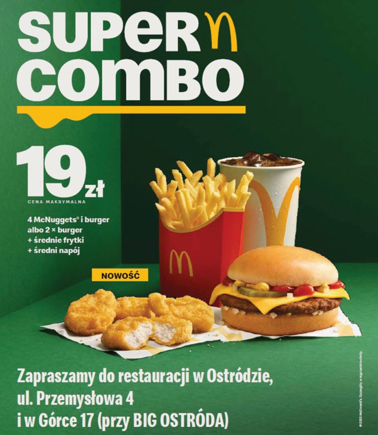 Restauracja McDonald`s Polska Sp. z o.o. - restauracje OSTRÓDA restauracje OSTRÓDA